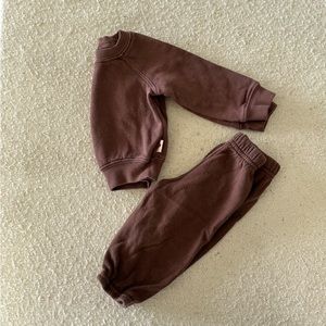 all the babies. | the lil’ classic crewneck+sweatpant set in Cacao 0-3 Months